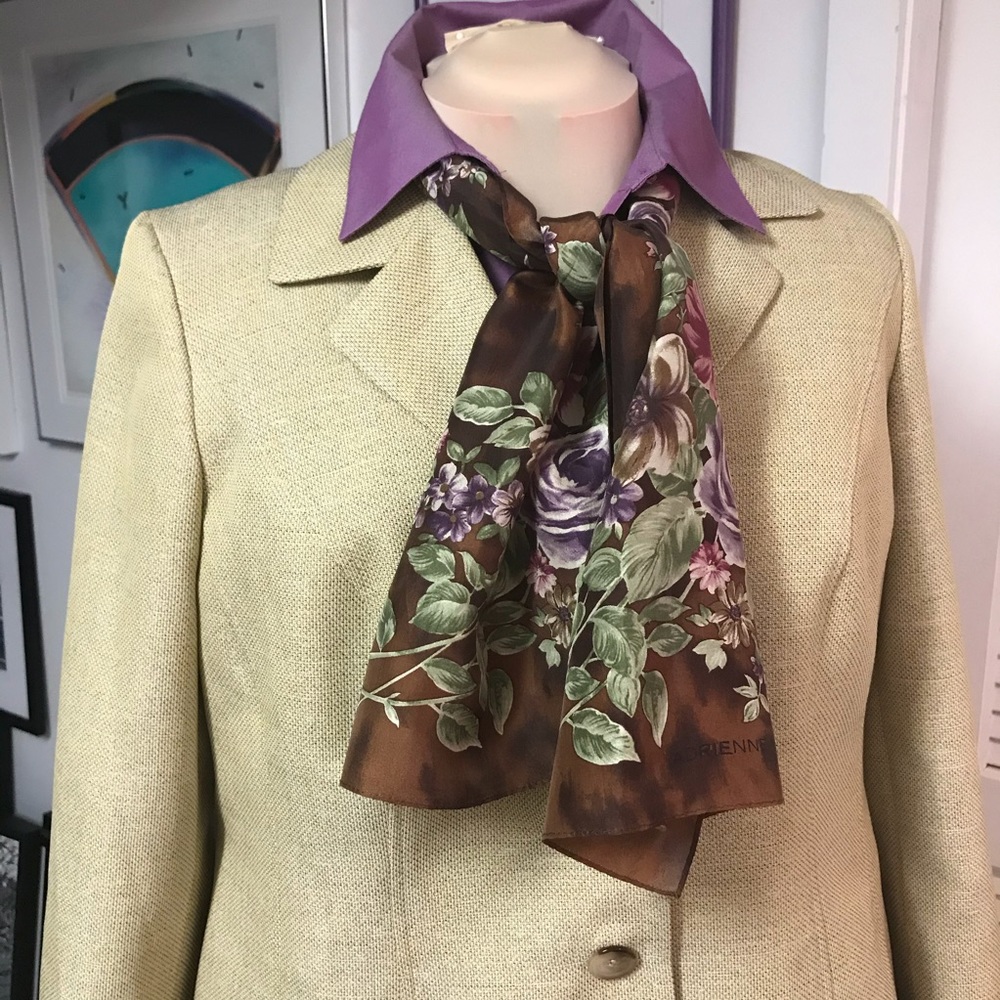 Adrienne Vittadini silk scarf